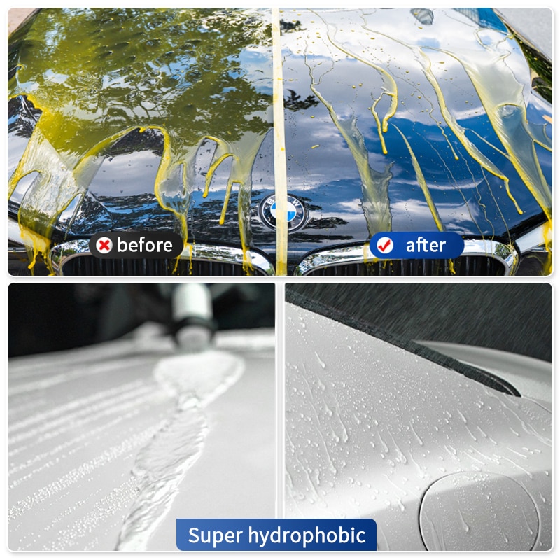 9H เซรามิค Coating Mobil Hydro - Oleophobic Coating Spray บทวิจารณ์และราคา