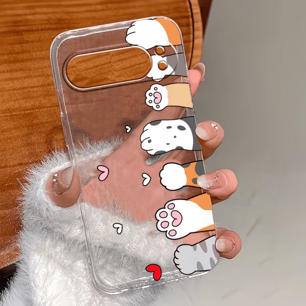 เคสโทรศัพท์ซิลิโคนใสลายอุ้งเท้ - Google Pixel 9 Pro บทวิจารณ์และราคา
