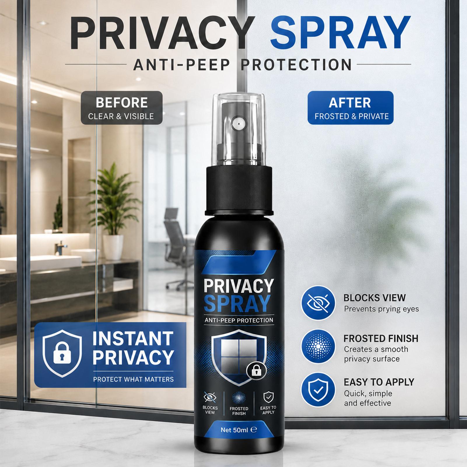 สเปรย์เคลือบกระจกฝ้า 50 มล. ฟิ - Privacy Screen Protector บทวิจารณ์และราคา