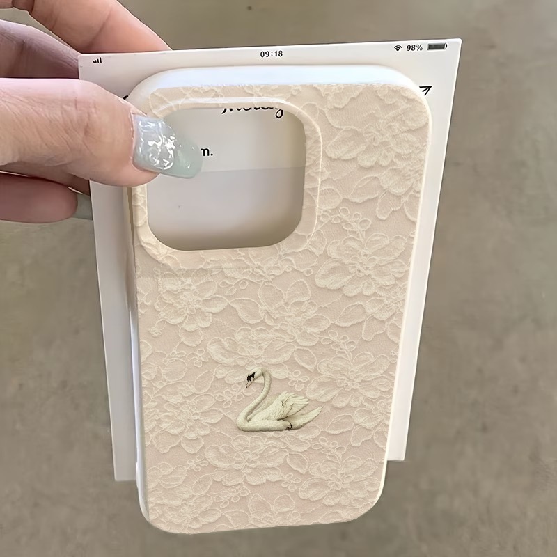 เคสโทรศัพท์ลายลูกไม้ลายหงส์ ผิ - Apple Iphone 15 Pro Max บทวิจารณ์และราคา