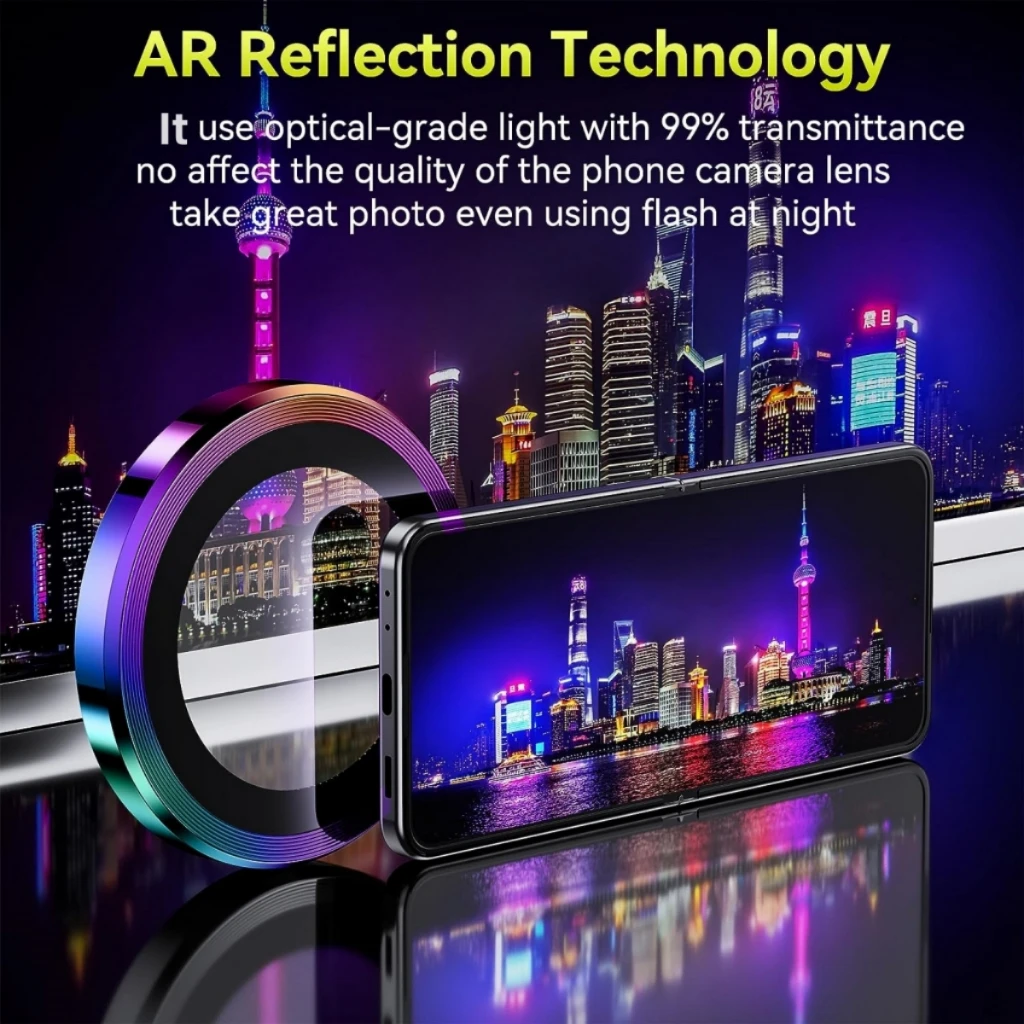 แผ่นป้องกันเลนส์กล้องโลหะสำหรั - Tempered Glass Screen 9H บทวิจารณ์และราคา